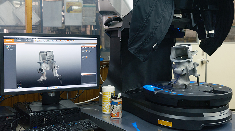 3Dスキャナ型3次元測定機